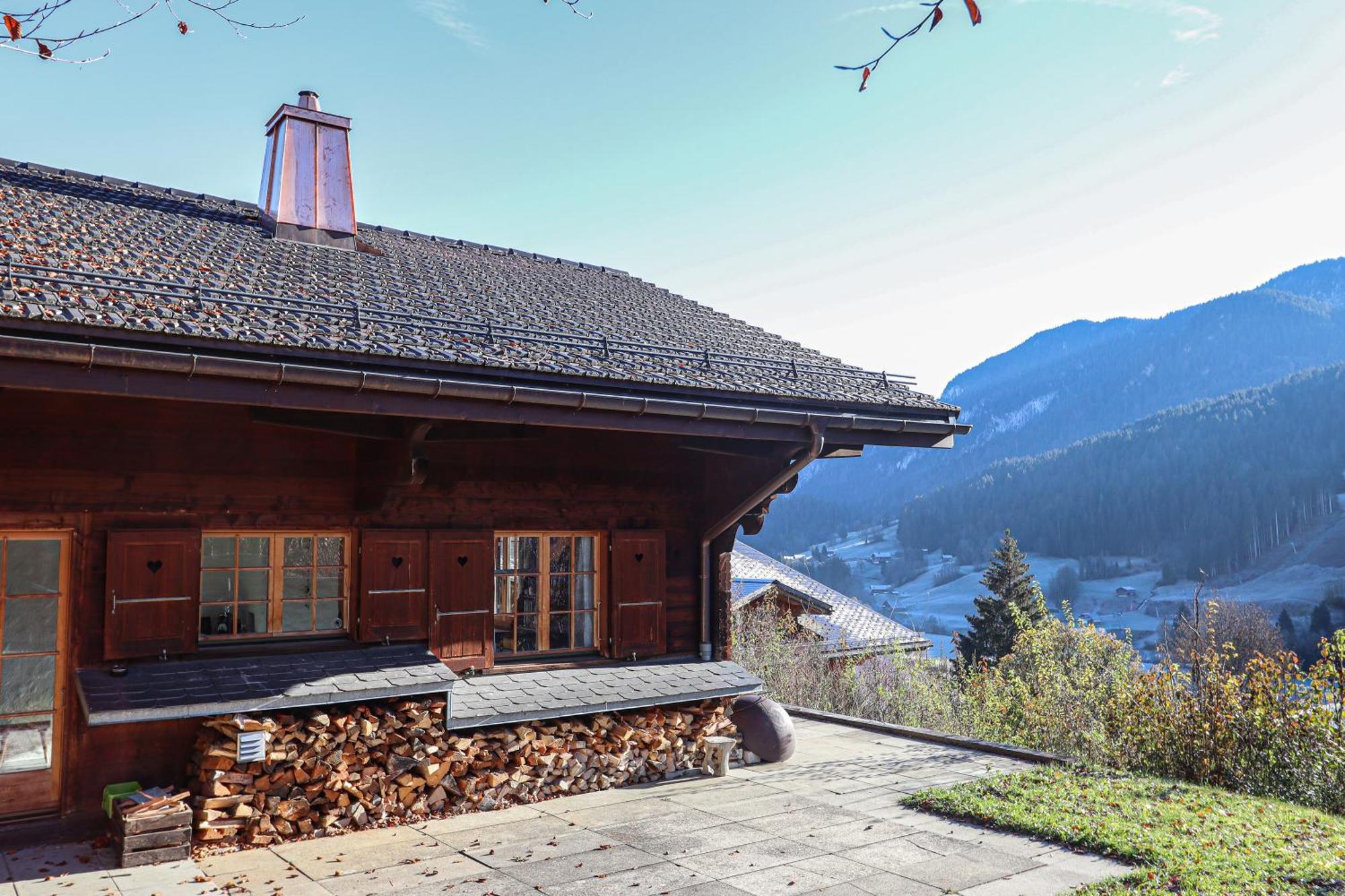 Les Jumelles Villa Gstaad Kültér fotó