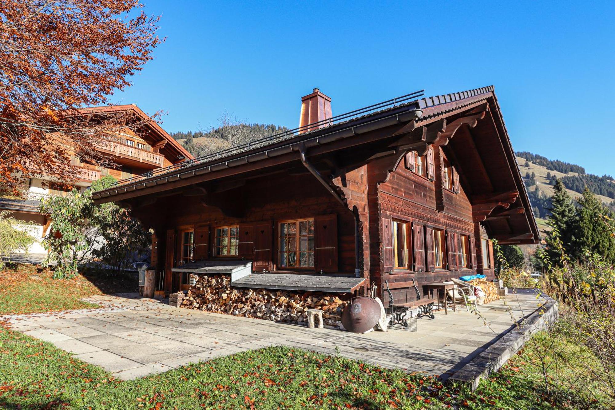 Les Jumelles Villa Gstaad Kültér fotó